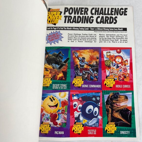 Nintendo Power Magazine Vol 44 January 1993 Magical Quest With Poster Inserts - Picture 10 of 10